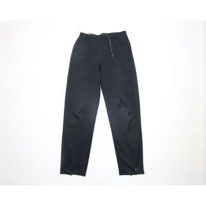 Vintage Nike Mens Small Travis Scott Mini Swoosh Zip Cuff Sweatpants Pants Black